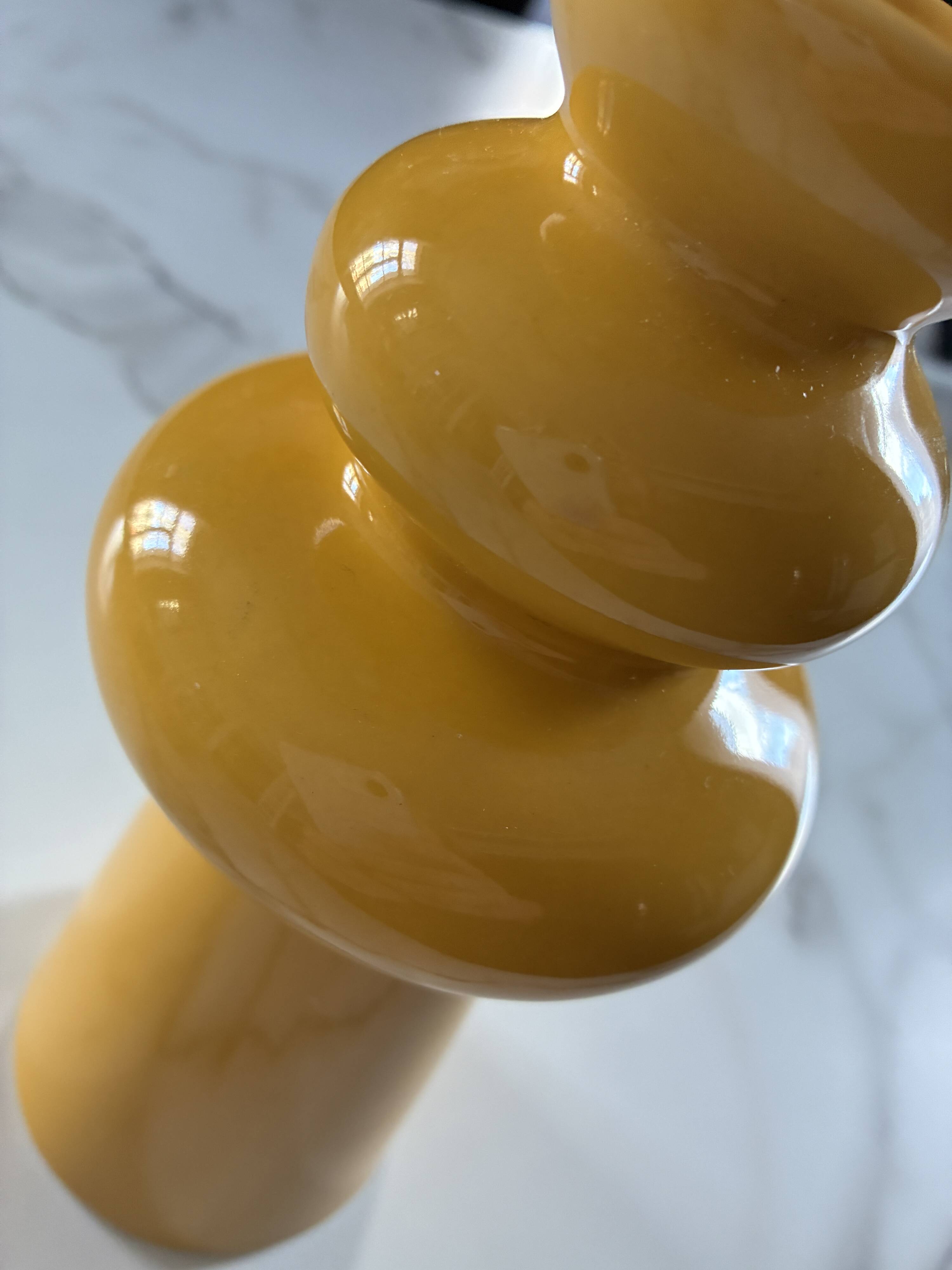 Undulating ceramic vase