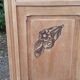 Parisian art deco sideboard 2 doors 2 drawers beech raw wood