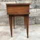Bedside bedside table end of vintage 1950 vintage sofa - oak - retro bedside