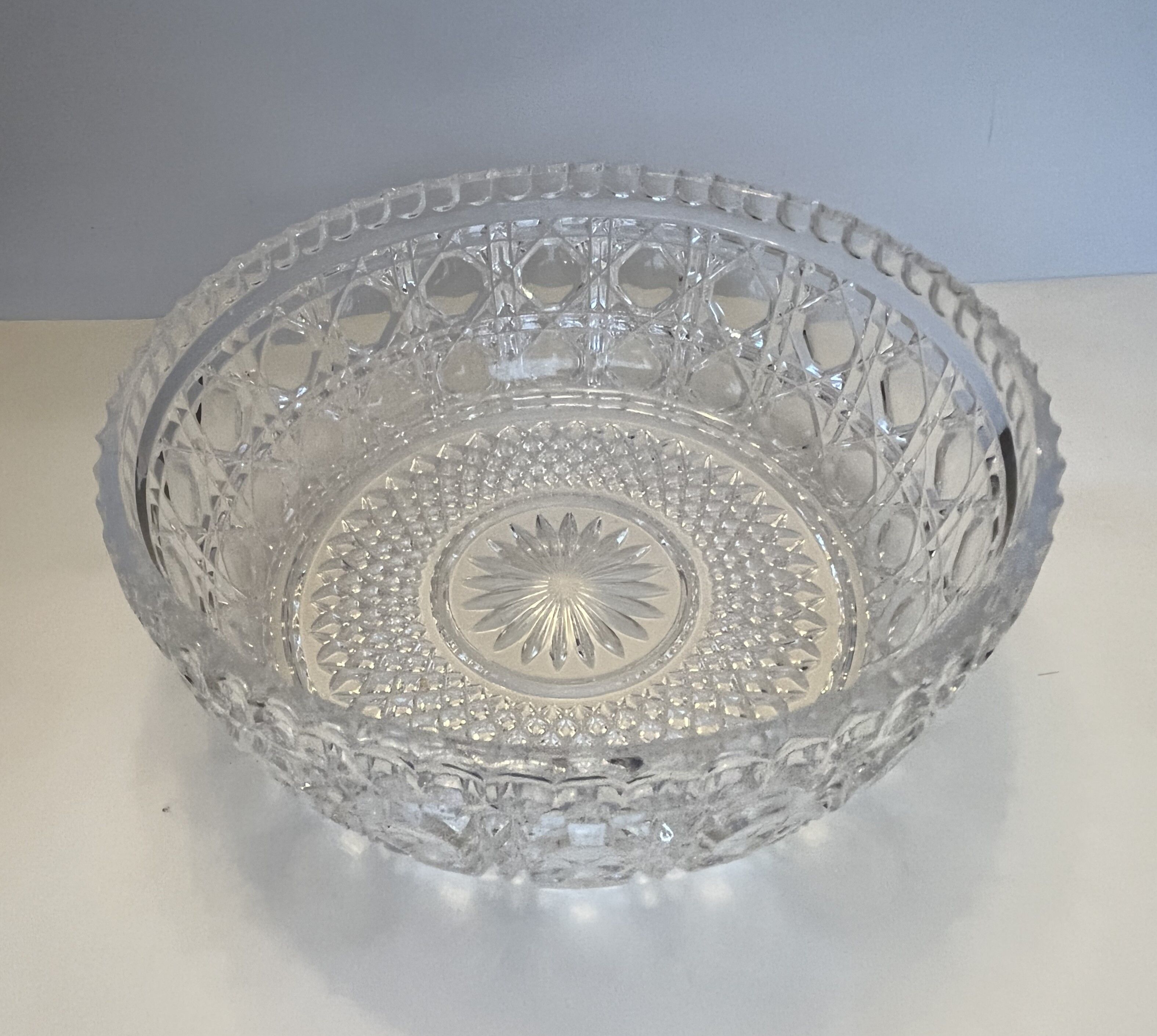 Cut crystal cup