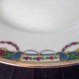 Limoges porcelain dessert service for 12 people, Jean Boyer and Nardon Lafarge (1920 - 1934)