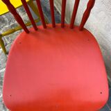 Brick red Baumann chair