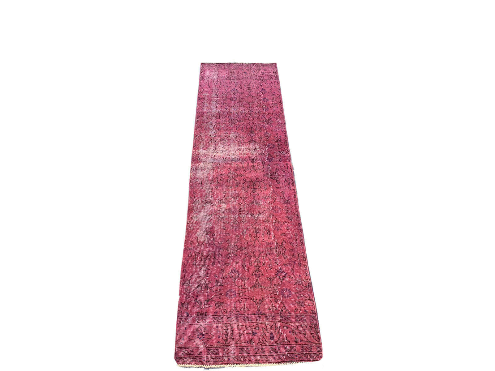 Distressed turkish narrow runner 247 x 70 cm
