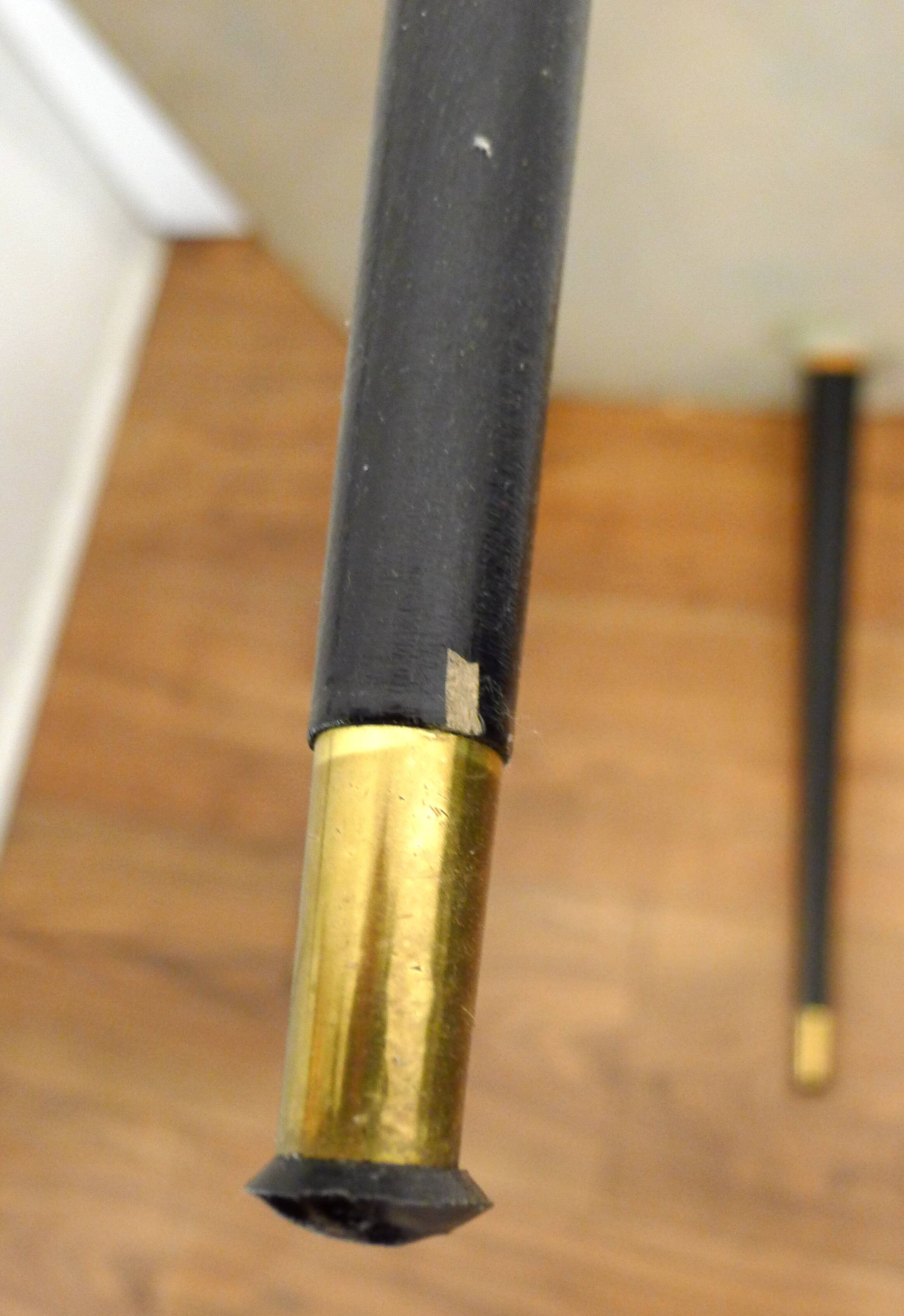 Large coffee table 1960s Rococo style with tapered legs.