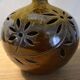 Openwork ceramic lamp