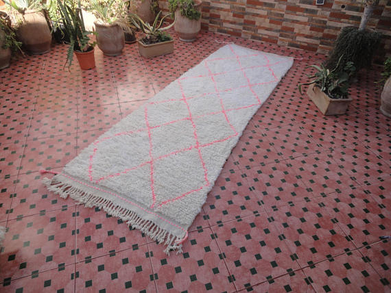 Beni ourain rug 284 x 93 cm