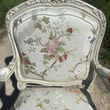 flowered bnac armchair