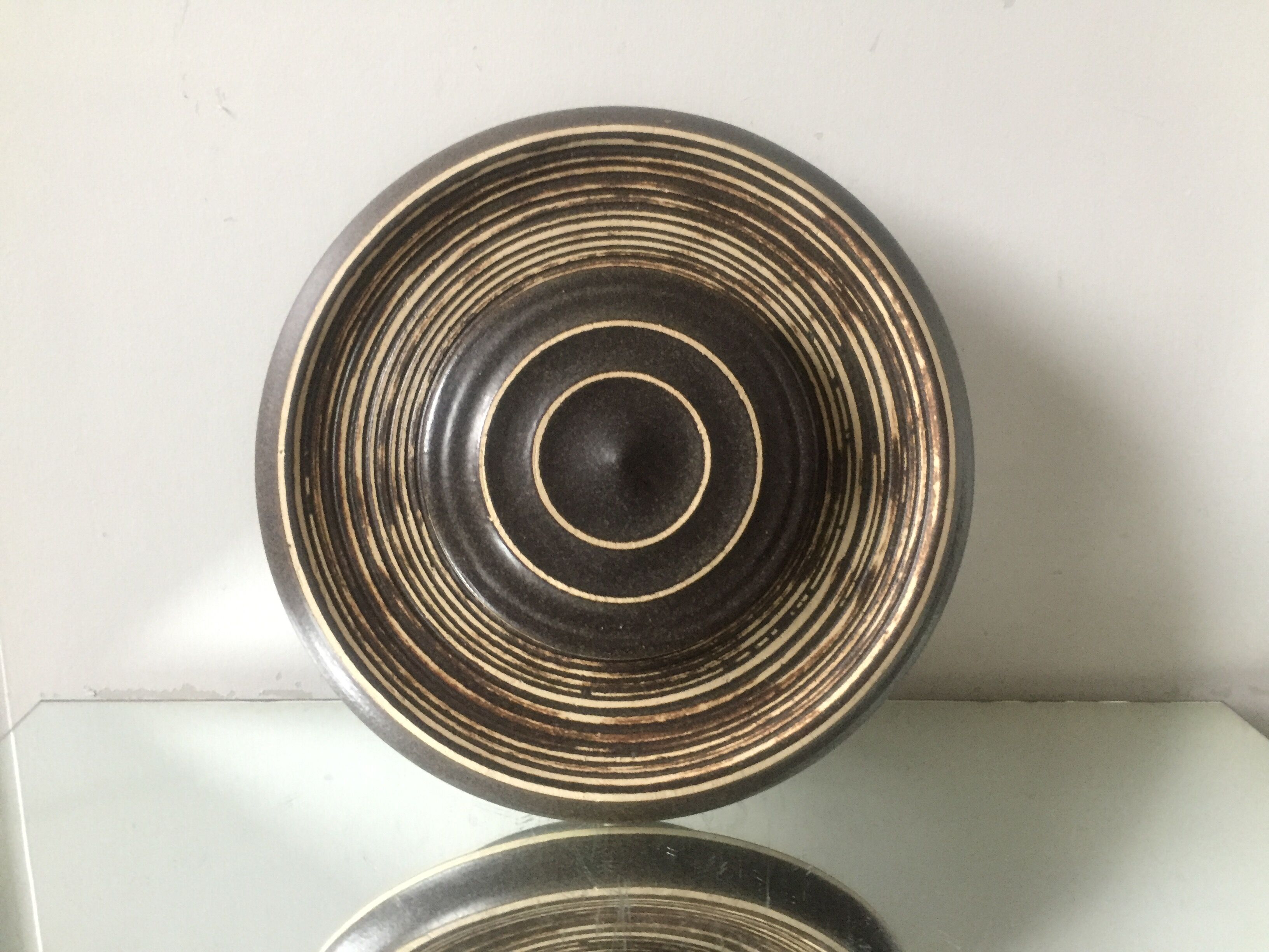 Danish ceramic stoneware 1960’s wall lamp