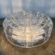 Vintage Glass Wall or Ceiling Light, 1970s