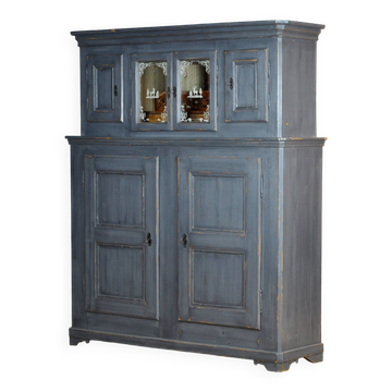 Armoire de cuisine en pin massif, années 1920