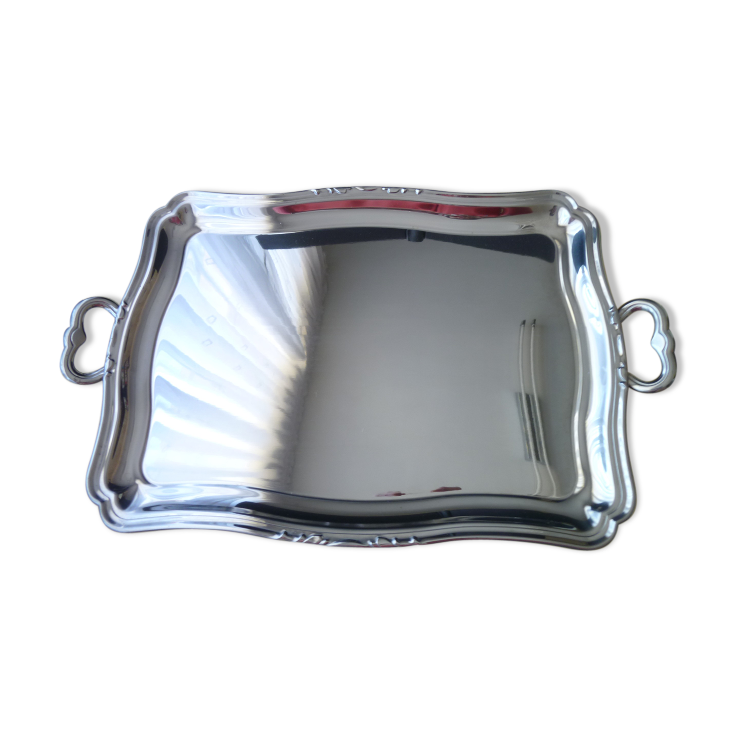 Stainless service tray 18/10 th 44.5 x 32.5 cm