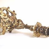 Bronze rockery candle holder