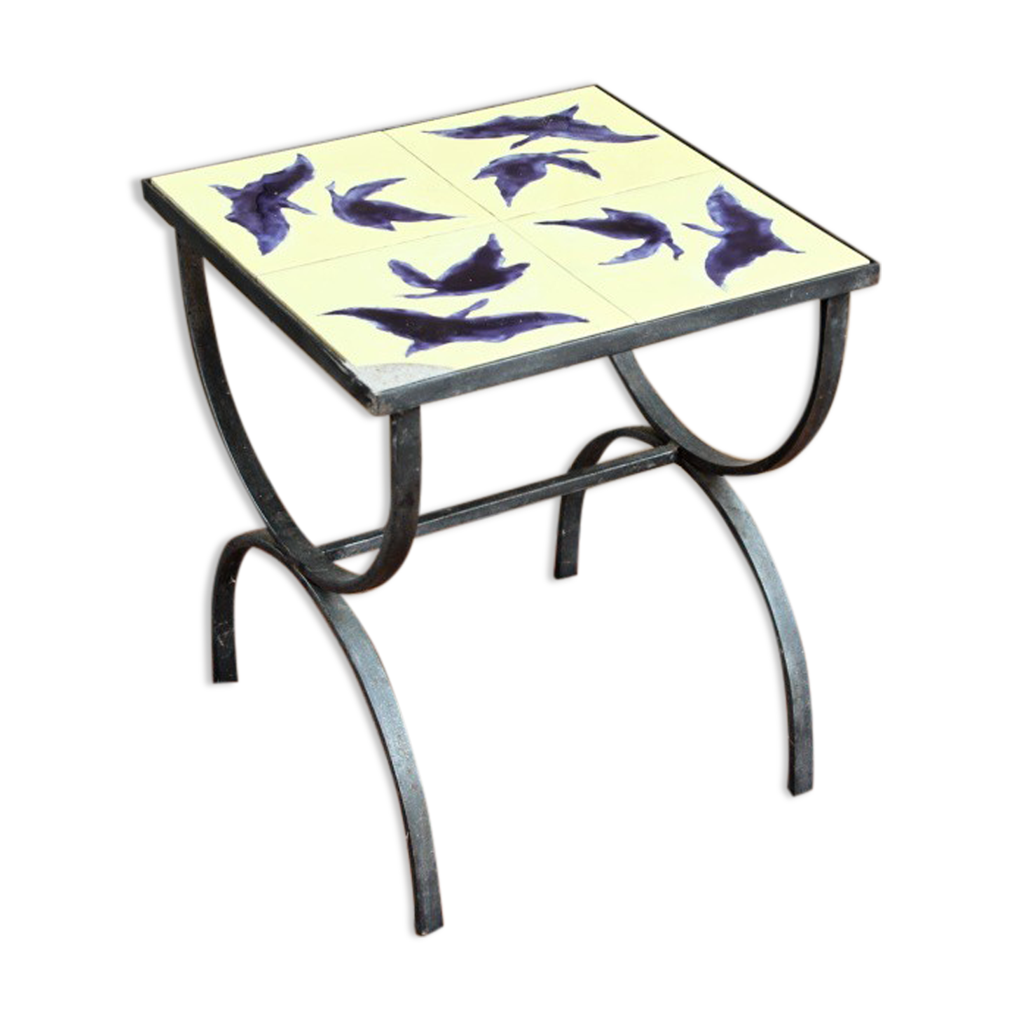 Vintage tiled coffee table