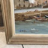 Oil on canvas by Etienne Bellan (1922-2000)