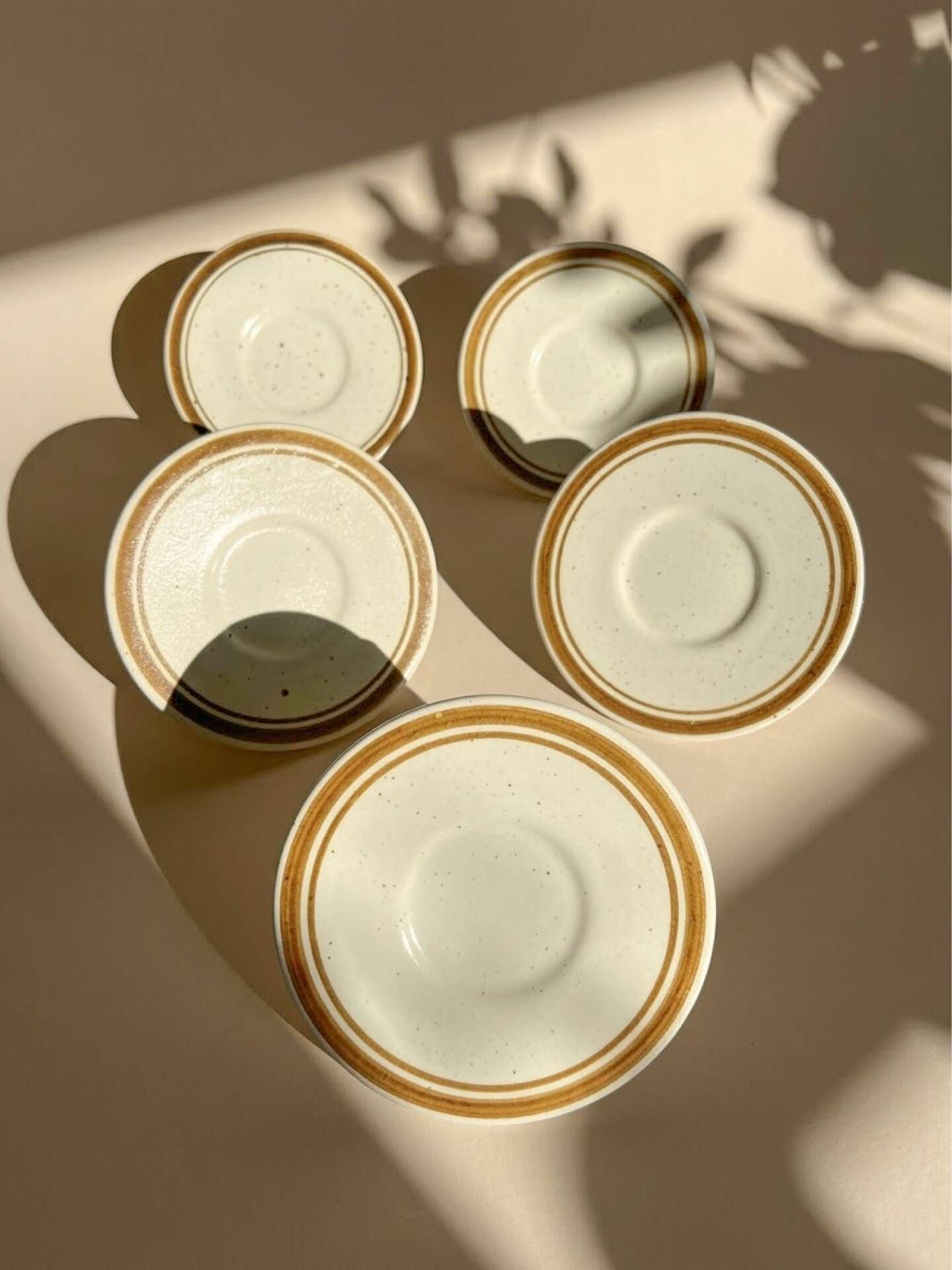 Vintage coffee service Longchamp – French earthenware, 1970s
