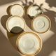 Vintage coffee service Longchamp – French earthenware, 1970s
