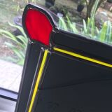 Stained glass mirror