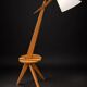 Tripod floor lamp in solid wood - Sweden - 1950