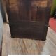 Renaissance Neo-Gothic style ceremonial chest bench in solid wood