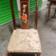 Chinese table with the vintage chair.