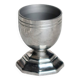 Vintage silver-plated egg cup with an octagonal base.