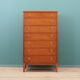 Commode en acajou, design danois, années 1970, fabriqué au danemark