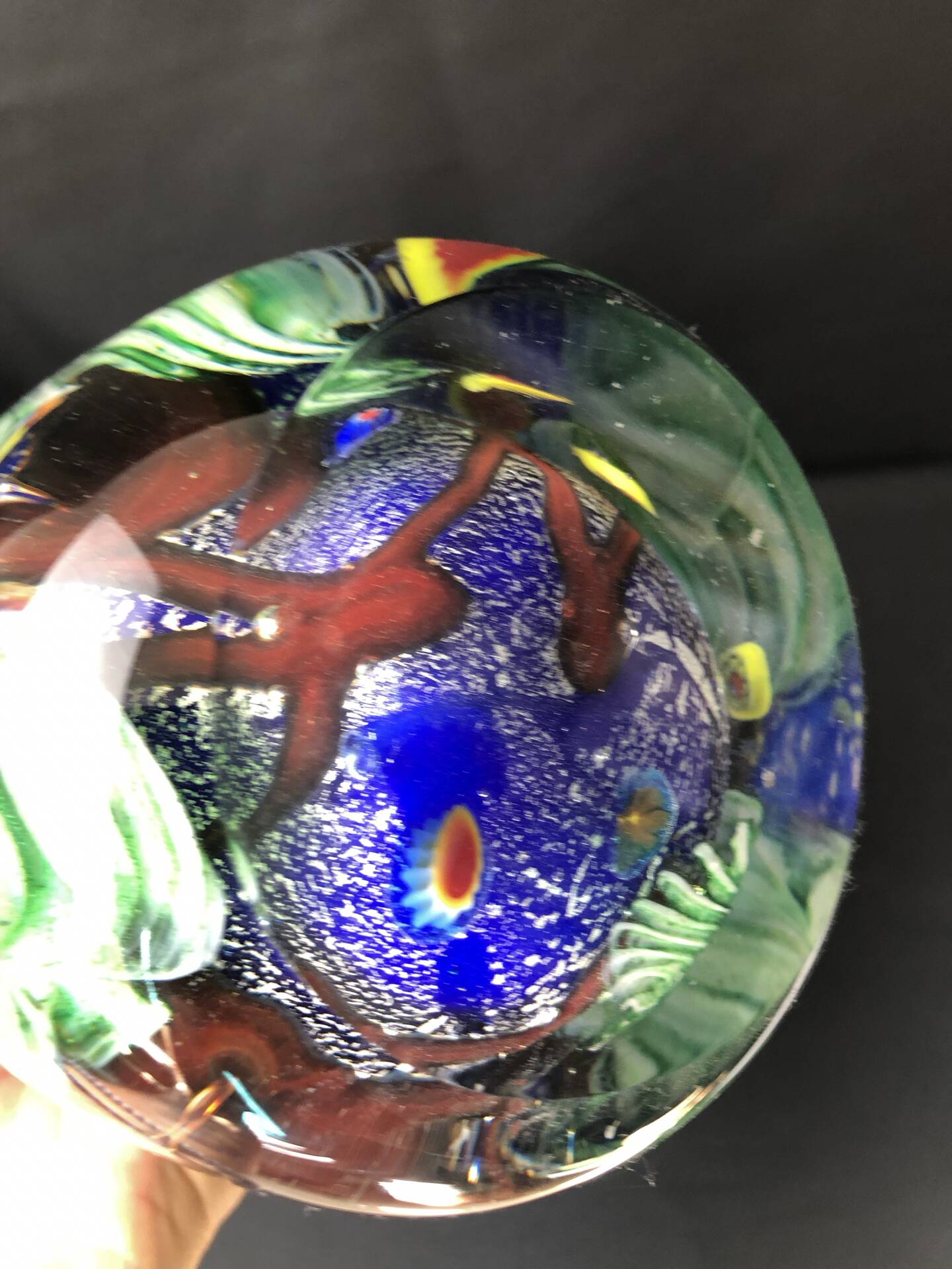 Vintage Murano glass vase - H40cm