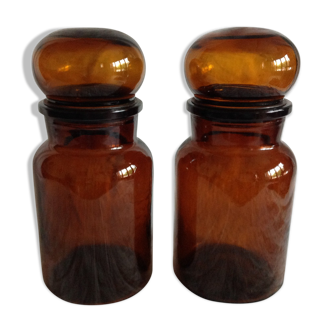 Pair of apothecary jars