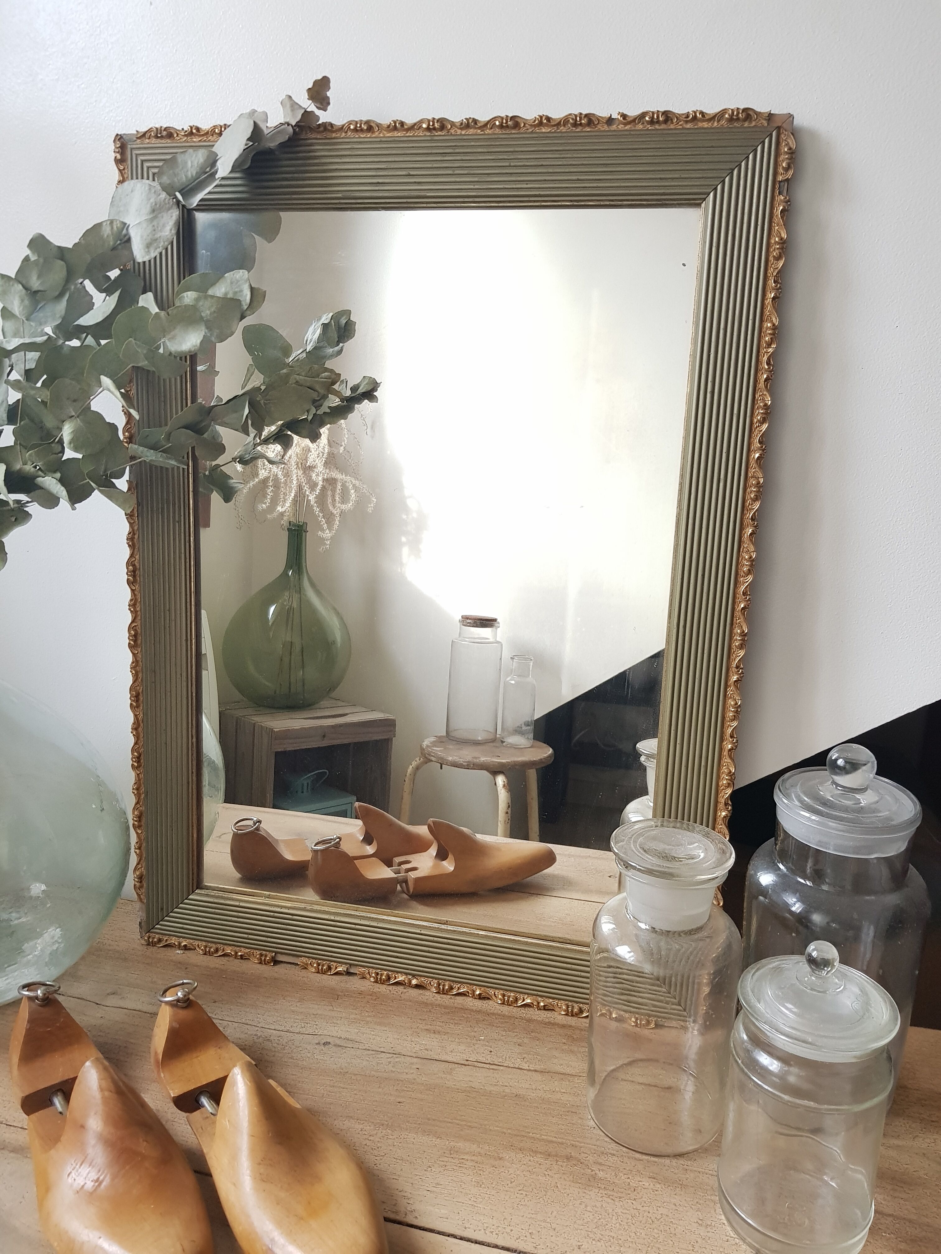 Mirror wood frame 53x71cm