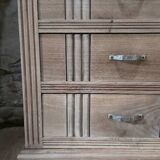 Grande armoire Art Déco en chêne, restaurée