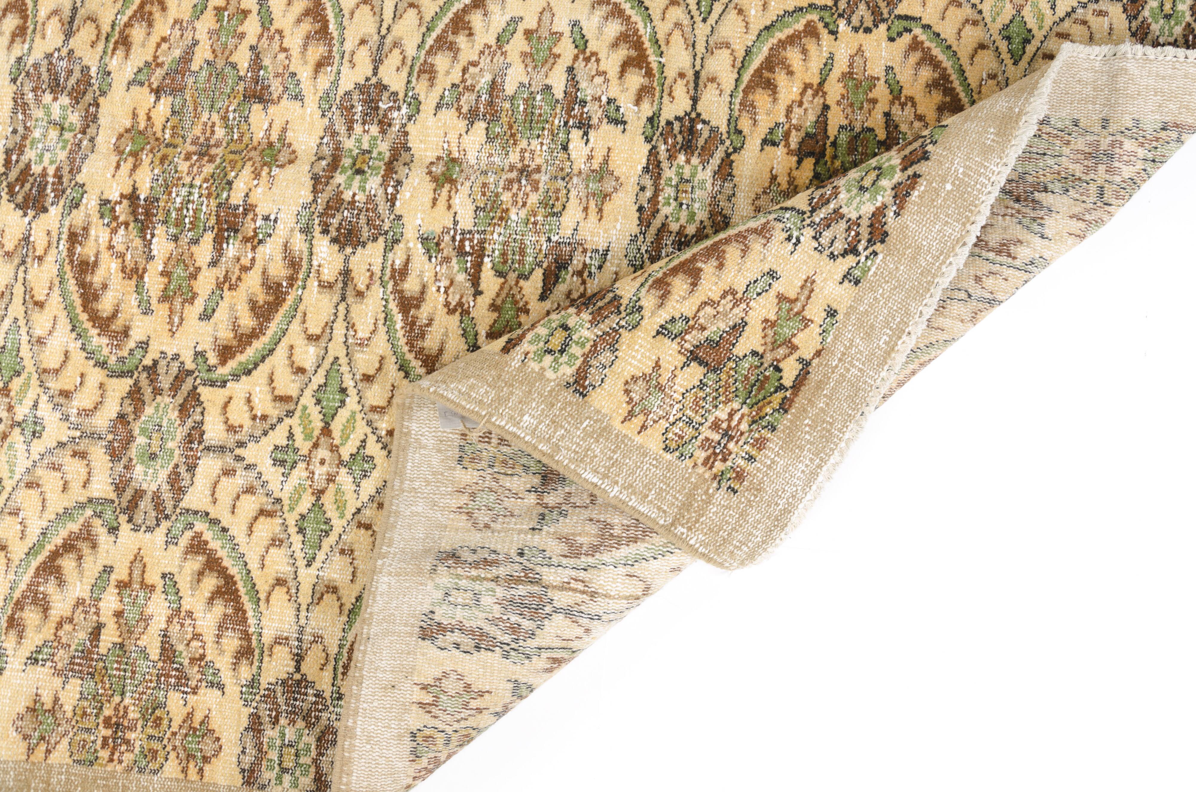 Vintage Floor Handmade Turkish Rug sku1062