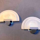 Pair of "Diva" wall lamps, by Ezio Didone for Arteluce, 1980s