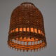 Mid-Century  Wicker Pendant from Uluv, 1960´s