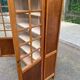 Vitrine parisienne en bois des années 50
