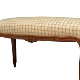 Walnut duet stool