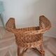 Fauteuil en osier pour enfant