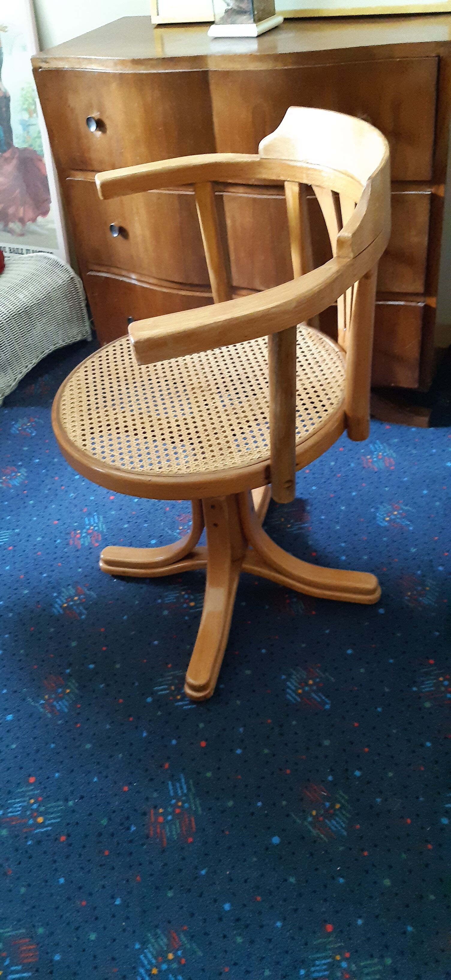 Swivel 70s office chair