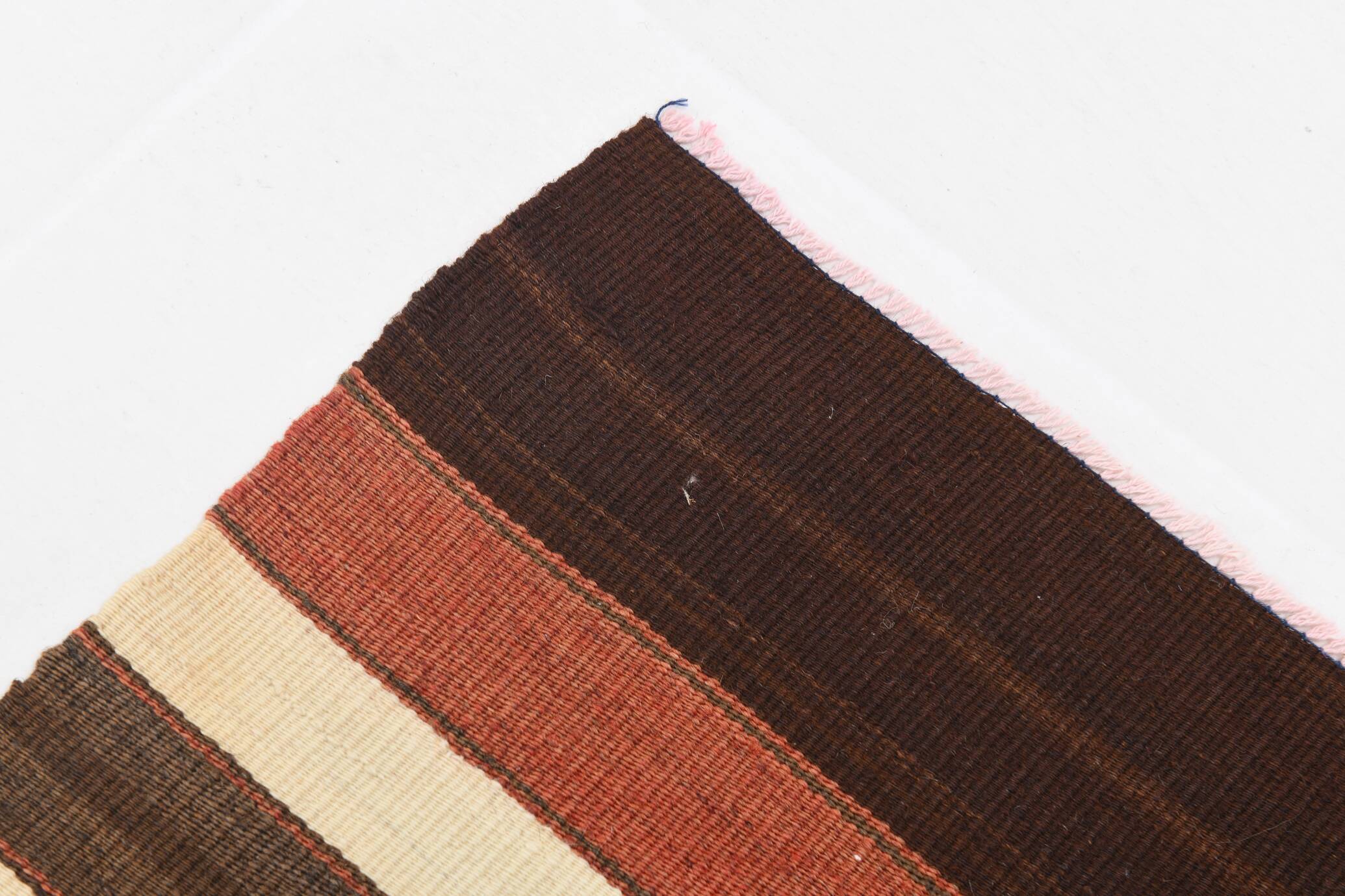 2x15 Rare Size Kilim Runner Rug, Turkish Kilim Runner, 64x457Cm