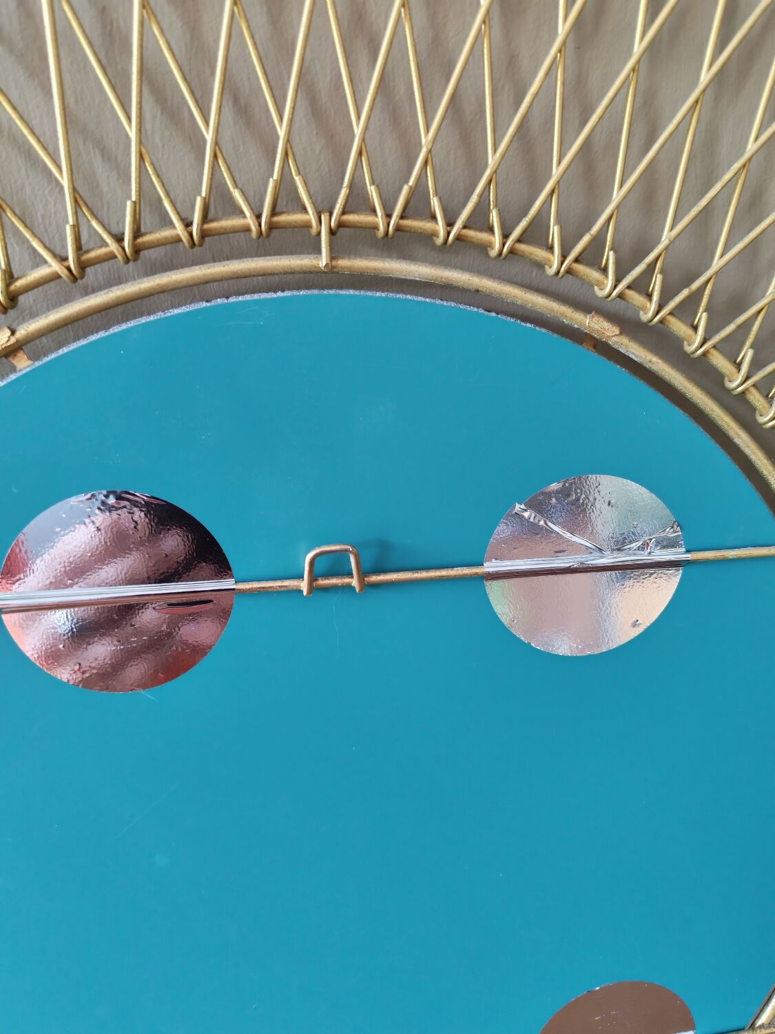 Large sun mirror Erdecor from the 1950s.