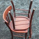 Lot of 8 bistro chairs
