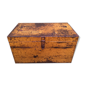 Caisse indus en métal vintage