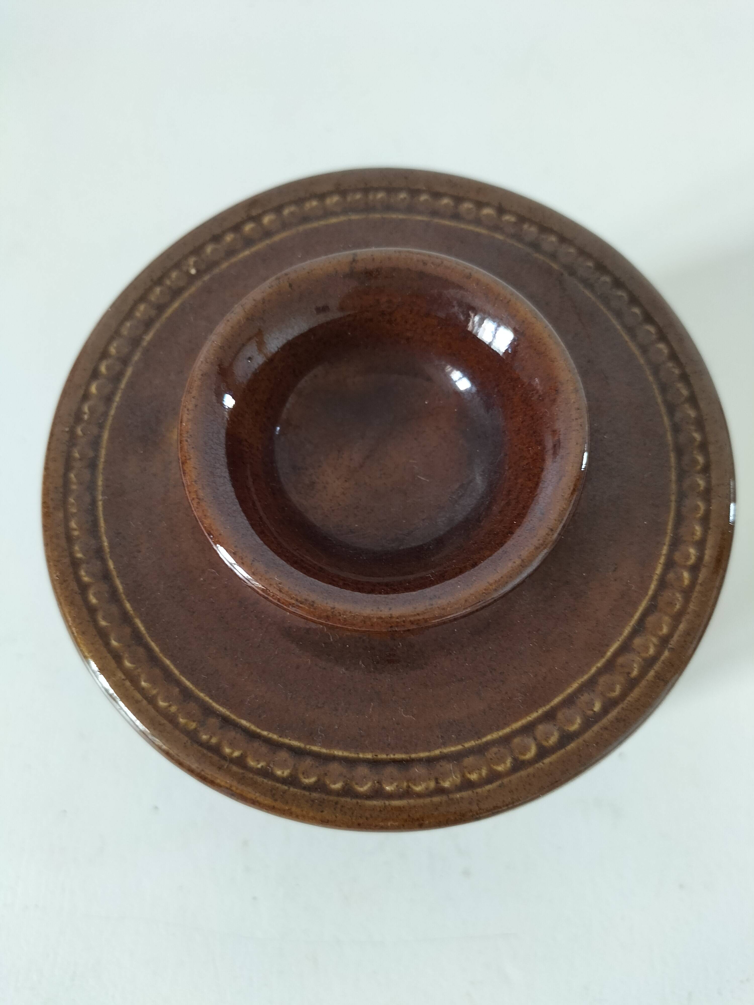 Vintage Berry Pottery Butter Dish