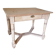 Vintage wooden desk, X-shaped legs