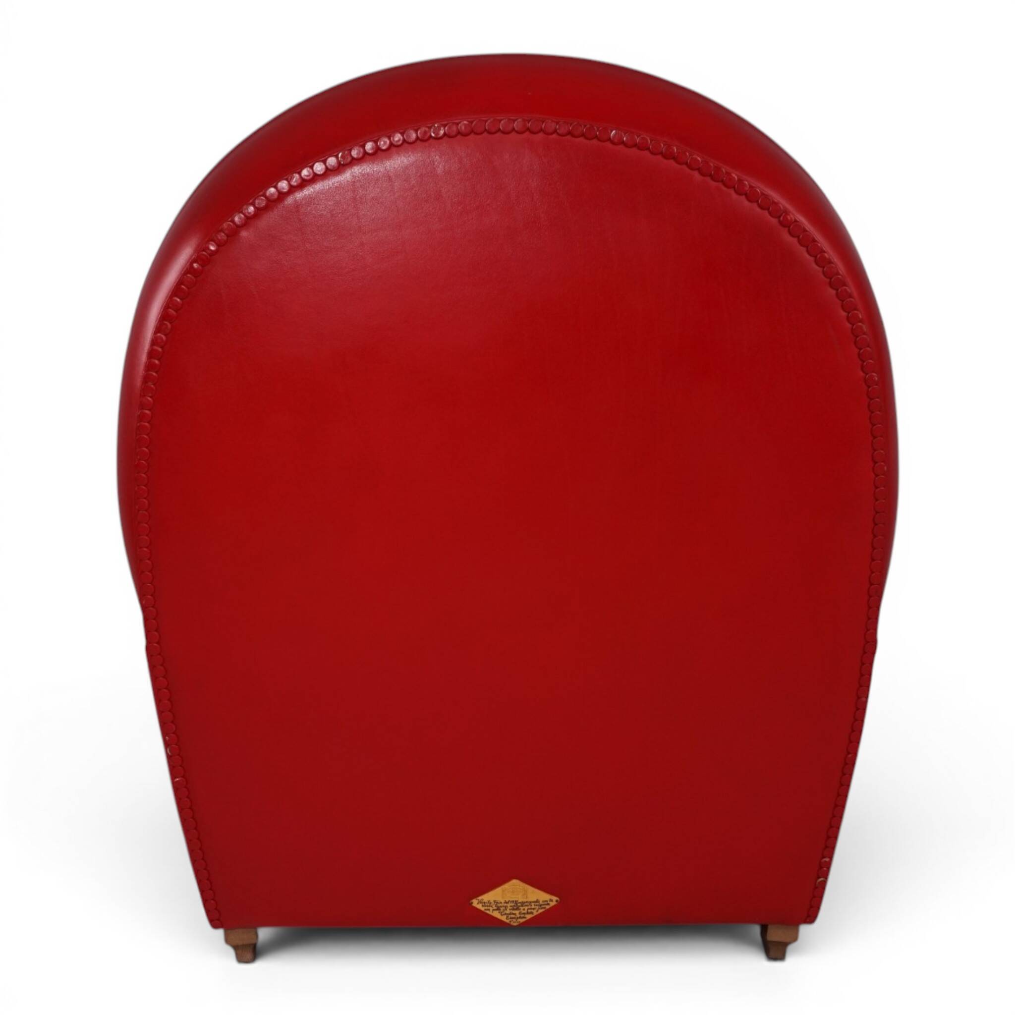 Poltrona Frau Vanity Fair Leather Armchair by Renzo Frau, 1990