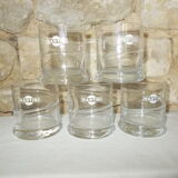 Lot 5 glasses martini advertising bistro