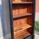Monumental library with black two-tone oak.