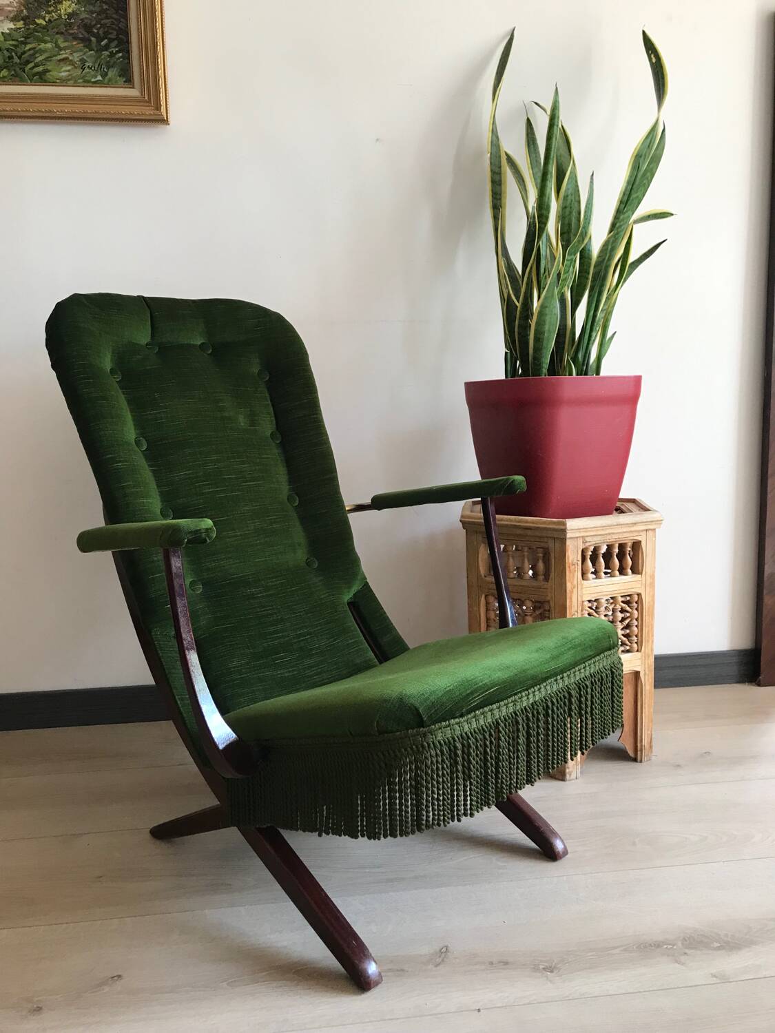 Fauteuil années 60 design triconfort
