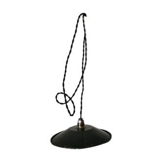 Black enamelled day blind industrial style mounted with sleeve