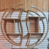 YIN YANG TEAK BOOKSHELF