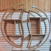 YIN YANG TEAK BOOKSHELF